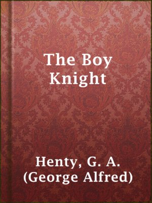 cover image of The Boy Knight